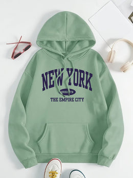 jkthpu-45 1pc Women'S Plus Size Hoodie - Casual Polyester