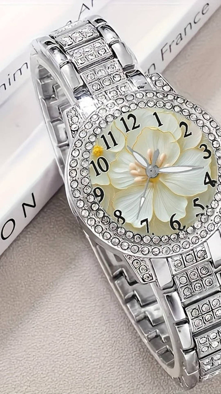 KissIcon 7pc Womens Luxury Jewelry Watch Set Parties - Chic