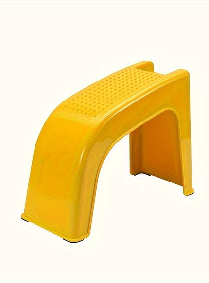 KissICON 1pc / Yellow KissIcon Nail Foot Stool With Storage - Portable