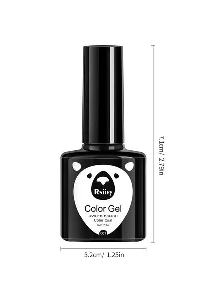 KissICON 1pcs 7.3ml White Gel Nail Polish French Manicure