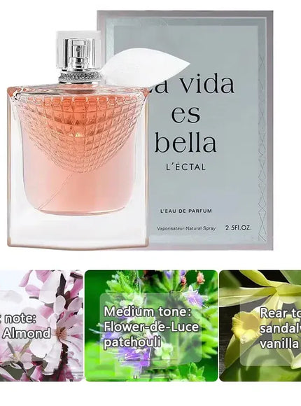 KissICON 1PCS Original 75ml Women Perfume Rose Fragrance - Lasting