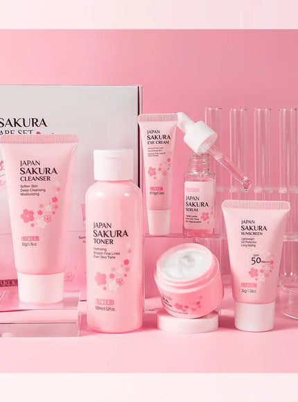 KissICON 1set KissIcon Sakura Skin Care Set - Complete Facial