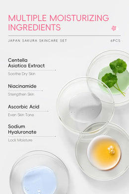 KissICON 1set KissIcon Sakura Skin Care Set - Complete Facial