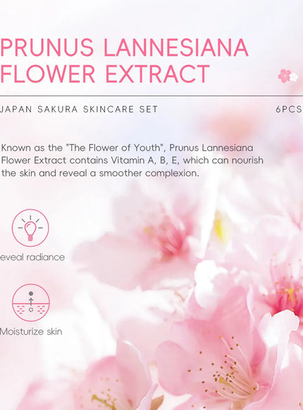 KissICON 1set KissIcon Sakura Skin Care Set - Complete Facial