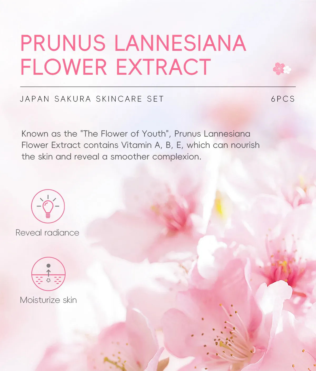 KissICON 1set KissIcon Sakura Skin Care Set - Complete Facial