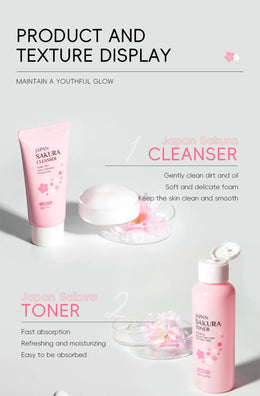 KissICON 1set KissIcon Sakura Skin Care Set - Complete Facial