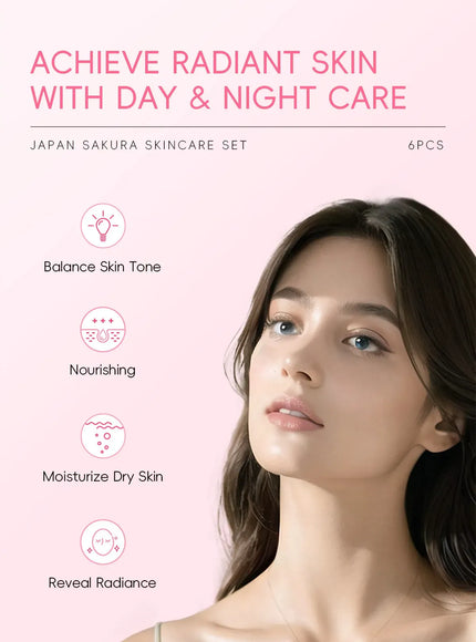 KissICON 1set KissIcon Sakura Skin Care Set - Complete Facial
