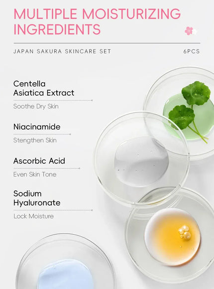 KissICON 1set KissIcon Sakura Skin Care Set - Complete Facial