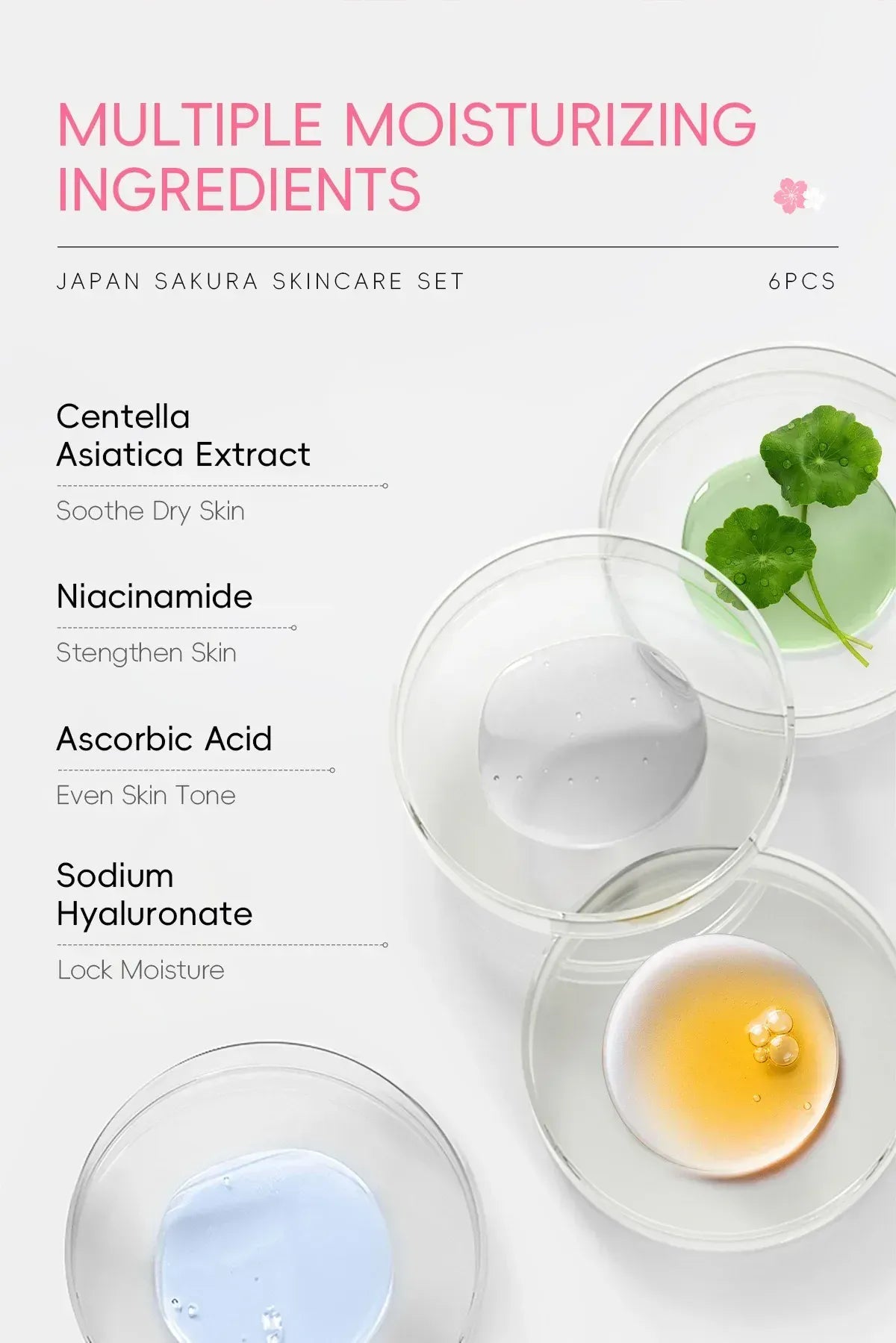 KissICON 1set KissIcon Sakura Skin Care Set - Complete Facial