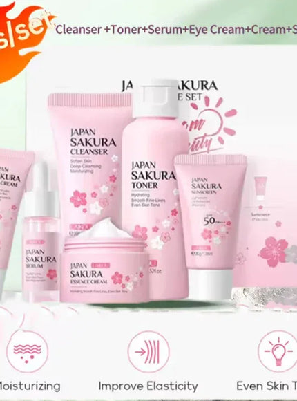 KissICON 1set KissIcon Sakura Skin Care Set - Complete Facial