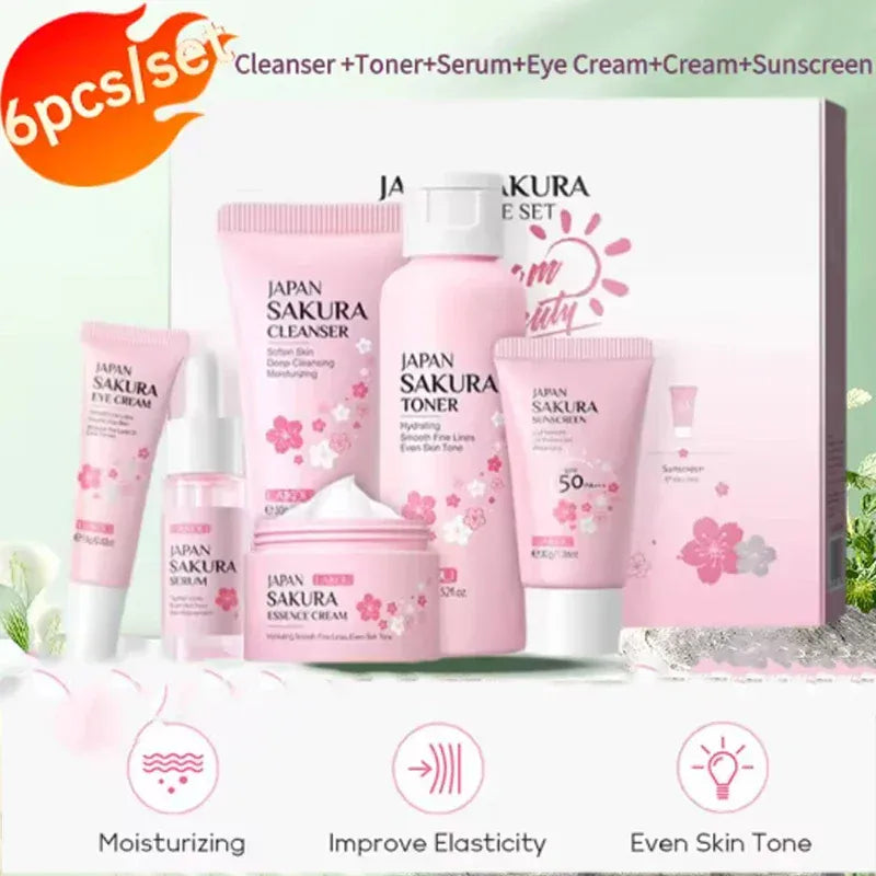KissICON 1set KissIcon Sakura Skin Care Set - Complete Facial