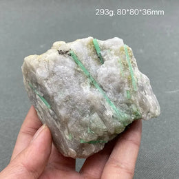 KissICON 2 100% Natural green emerald mineral gem-grade crystal specimens stones and crystals quartz crystals