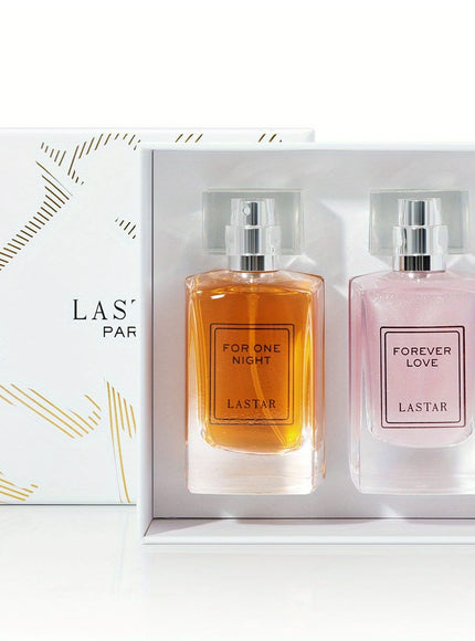 KissICON 2 Bottles Lastar Couple Perfume – Gift Amber Musk