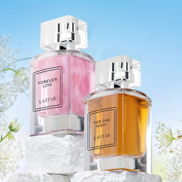 KissICON 2 Bottles Lastar Couple Perfume – Gift Amber Musk