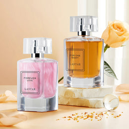 KissICON 2 Bottles Lastar Couple Perfume – Gift Amber Musk