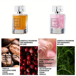 KissICON 2 Bottles Lastar Couple Perfume – Gift Amber Musk