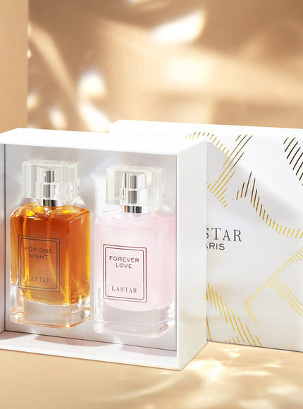 KissICON 2 Bottles Lastar Couple Perfume – Gift Amber Musk