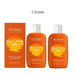 KissICON 2 Boxes 200g Sunkissed Glow Moisturizing Tan Enhancer No