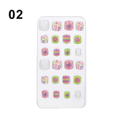 KissICON 2 💋 Child False Nails 24Pcs Box - Easy