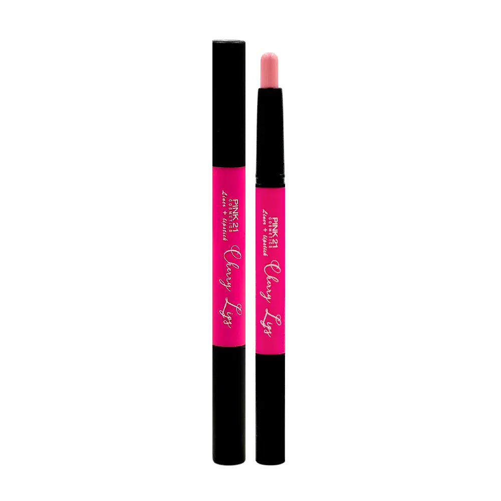 KissICON 2 In 1 Lipstick And Lip Liner Retractable