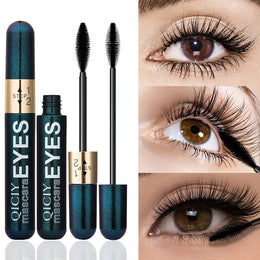 KissICON 2-in-1 Mascara (pack Of 2) Waterproof 4d Fiber Mascara Curl Lengthen