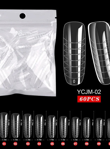 KissICON 2 KissIcon 60Pcs False Nail Tips Acrylic Gel -