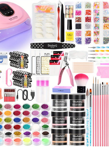 KissICON -2 KissIcon Acrylic Nail Kit With Drill And UV