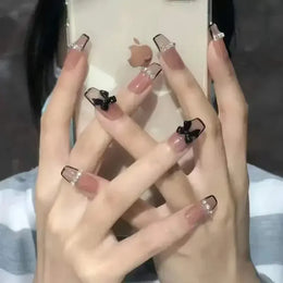 KissICON 2 [KissIcon] Pink Press On Nails - Reusable Acrylic