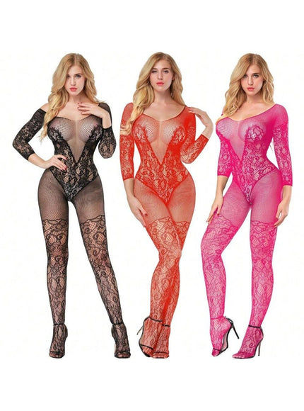 KissICON 2 Pack One Fishnet Bodystockings Striped Lingerie