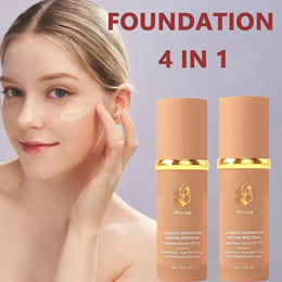 KissICON 2 PCS KissIcon 4 In 1 Foundation SPF50 Concealer -