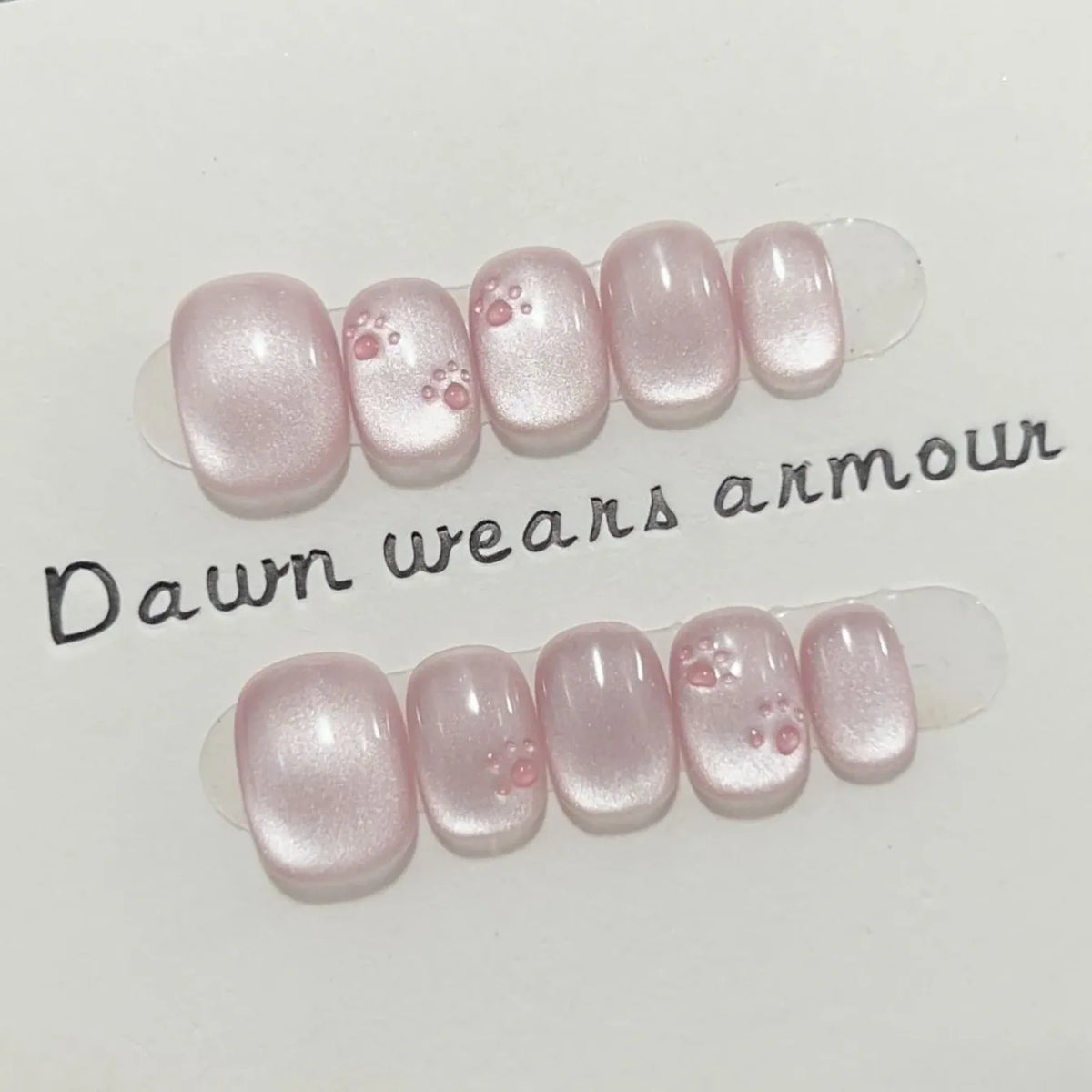 KissICON 2 SIZE XS KissIcon White Cat Eye False Nails Press Ons