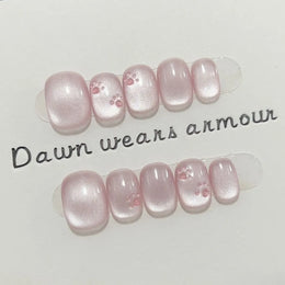KissICON 2 SIZE XS KissIcon White Cat Eye False Nails Press Ons