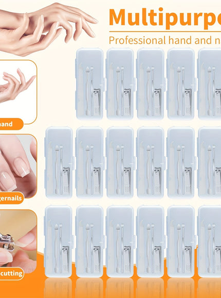 KissICON 20-box KissIcon Nail Clipper Set Portable Manicure Tools Kit