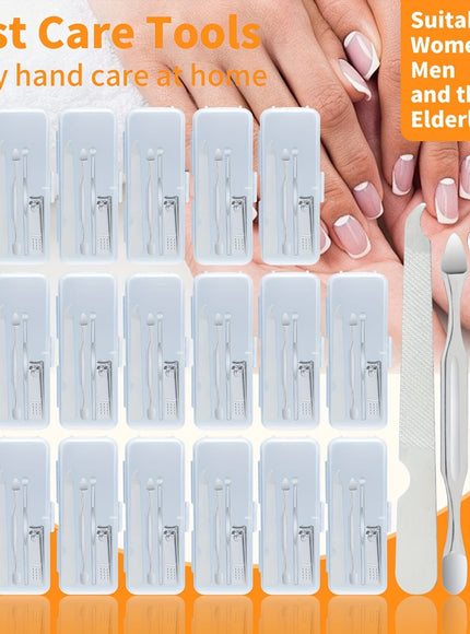 KissICON 20-box KissIcon Nail Clipper Set Portable Manicure Tools Kit