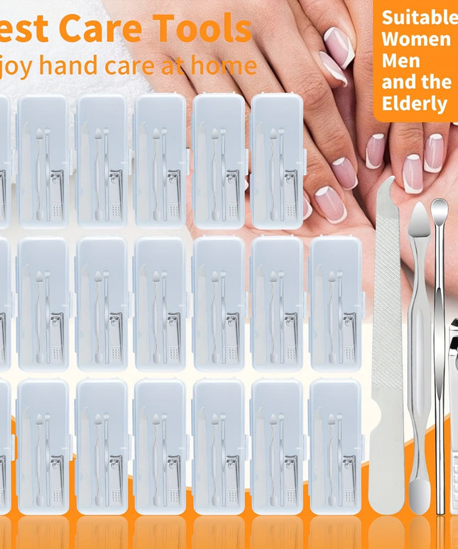 KissICON 20-box KissIcon Nail Clipper Set Portable Manicure Tools Kit