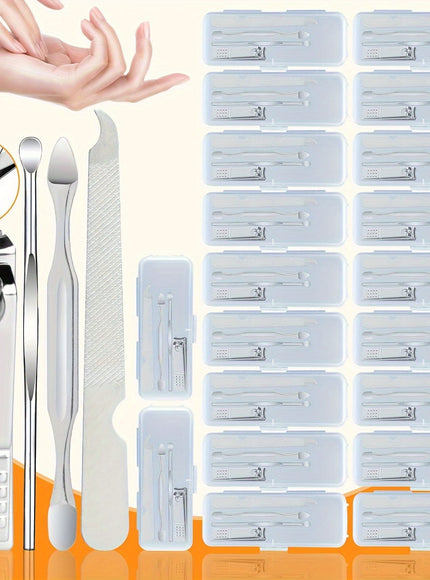 KissICON 20-box KissIcon Nail Clipper Set Portable Manicure Tools Kit