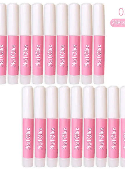 KissICON 20 KissIcon Nail Glue Set For False Nails -