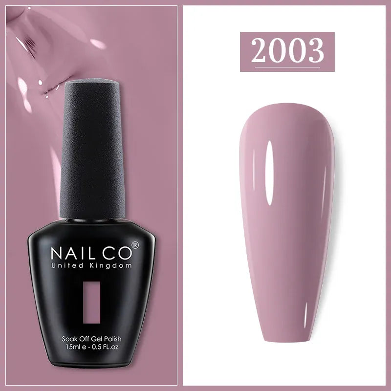 KissICON 2003 Nailco Chocolate Gel Polish 15ml Soak Off UV