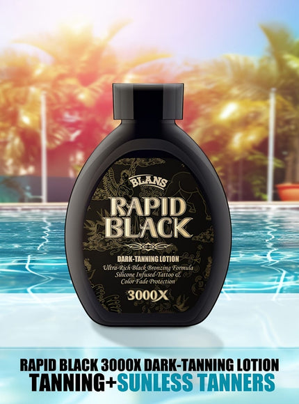 KissICON 200ml KissIcon Rapid Dark Tanning Lotion - Alcohol Free