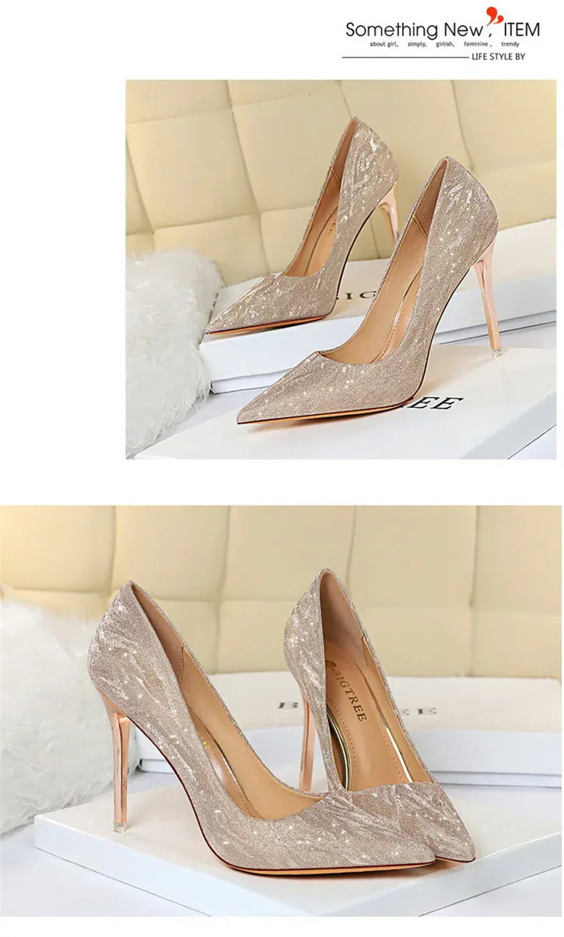 KissICON 2024 Fashion Comfort Wedding Single Shoes Shallow Mouth