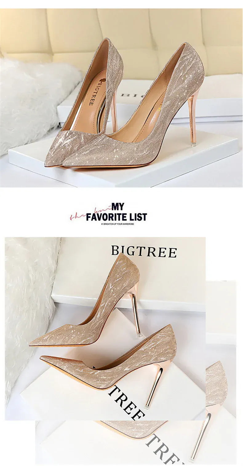 KissICON 2024 Fashion Comfort Wedding Single Shoes Shallow Mouth