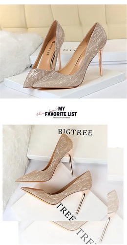 KissICON 2024 Fashion Comfort Wedding Single Shoes Shallow Mouth