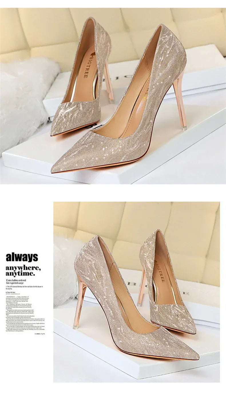 KissICON 2024 Fashion Comfort Wedding Single Shoes Shallow Mouth