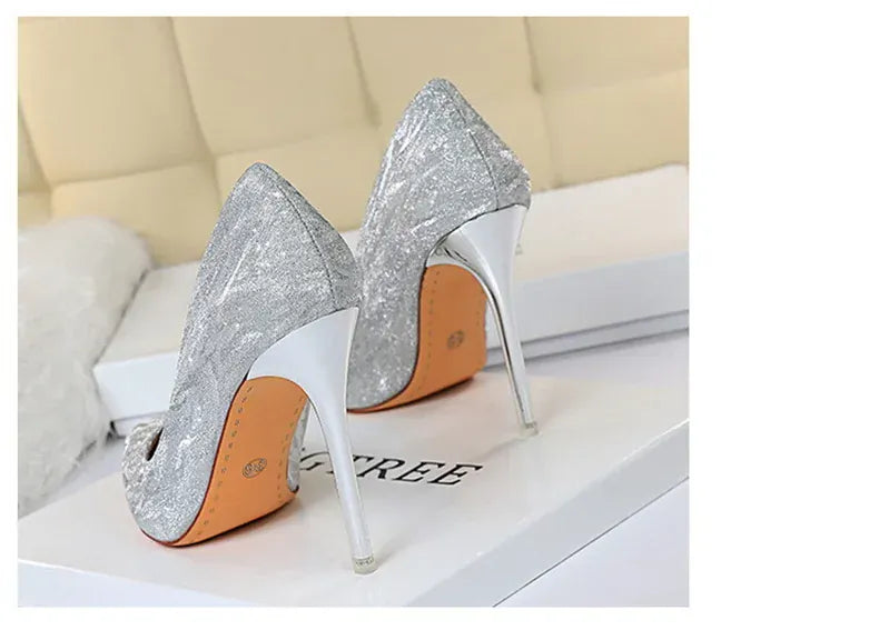 KissICON 2024 Fashion Comfort Wedding Single Shoes Shallow Mouth