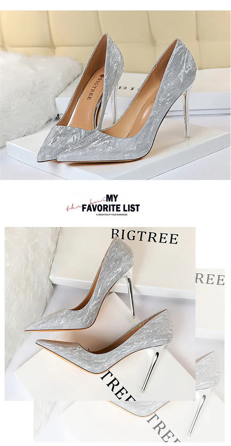 KissICON 2024 Fashion Comfort Wedding Single Shoes Shallow Mouth