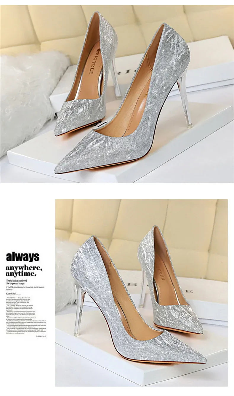 KissICON 2024 Fashion Comfort Wedding Single Shoes Shallow Mouth