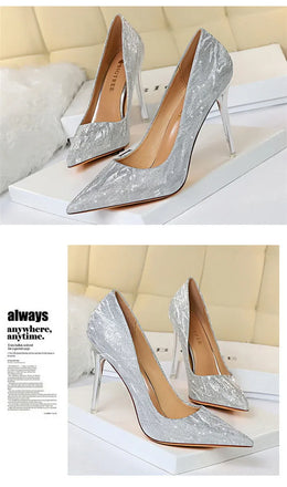 KissICON 2024 Fashion Comfort Wedding Single Shoes Shallow Mouth