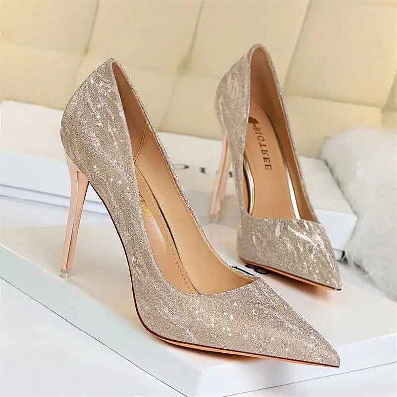 KissICON 2024 Fashion Comfort Wedding Single Shoes Shallow Mouth