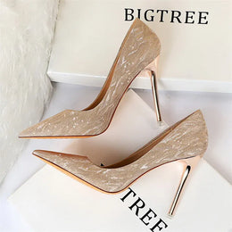 KissICON 2024 Fashion Comfort Wedding Single Shoes Shallow Mouth