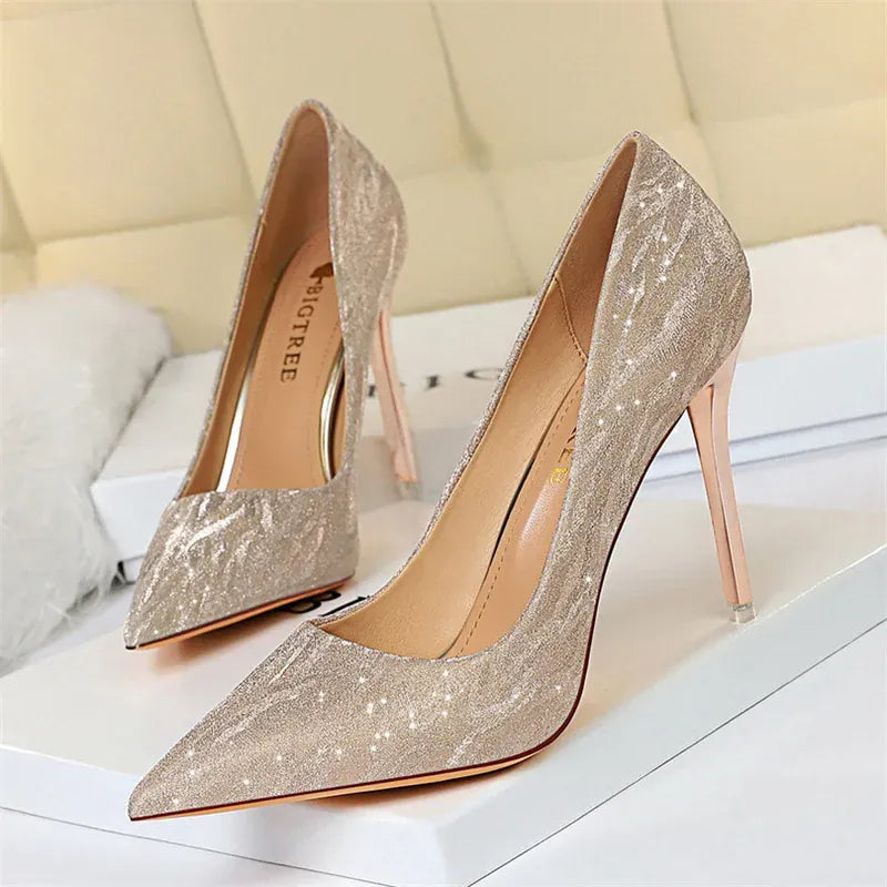 KissICON 2024 Fashion Comfort Wedding Single Shoes Shallow Mouth
